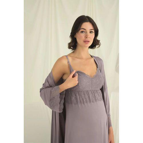 Dantelli Hamile Lohusa Sabahlık Takımı