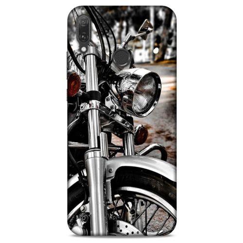 Huawei Y9 2019 Uyumlu Kılıf Motorsiklet (49) Ultra Silikon Kılıf Harley
