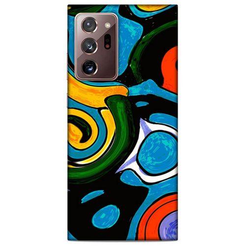 Lopard Samsung Galaxy Note 20 Ultra Uyumlu Kılıf Soyut Sanat (24) Desenli Darbe Emici Kılıf