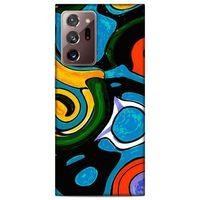 Lopard Samsung Galaxy Note 20 Ultra Uyumlu Kılıf Soyut Sanat (24) Desenli Darbe Emici Kılıf