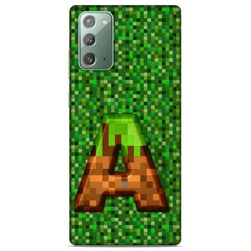 Lopard Samsung Galaxy Note 20 Uyumlu Kılıf PiXel (44) Tough Armor Kılıf A Harfi