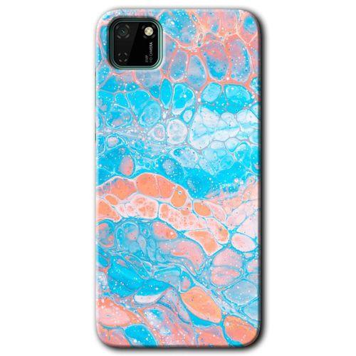 Potkal Hediye Fabrikası Huawei Y5P Kılıf HD Desen Baskılı Arka Kapak - Bubbles 1