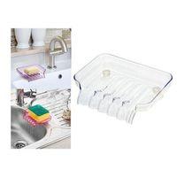 Vakumlu Sabunluk,Süngerlik Şeffaf Akrilik 13X9X3Cm