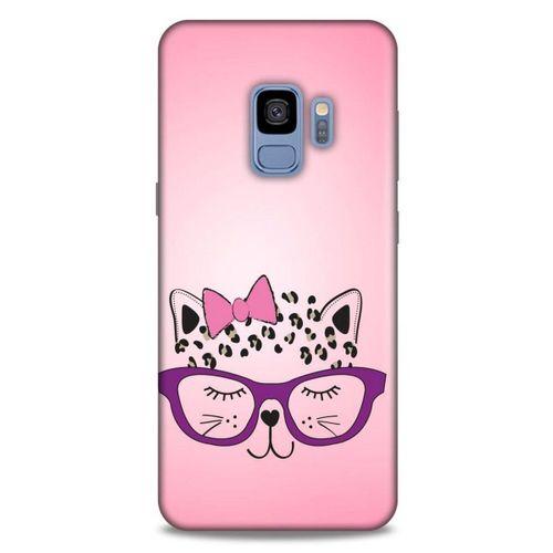 Lopard Samsung Galaxy S9 Uyumlu Kılıf Kediler (12) Koruyucu Silikon Kurdelalı