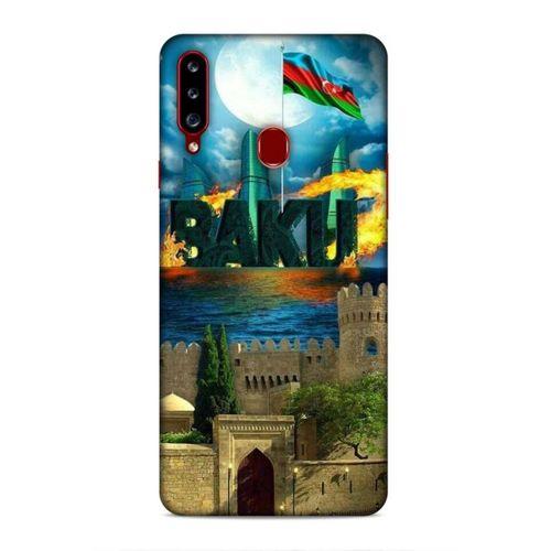 Samsung Galaxy A20s Uyumlu Kılıf Azarbaijan (50) Shockproof Kılıf Bakü Simgeler
