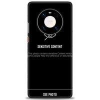 Huawei Mate 40 Pro Kılıf HD Baskılı Kılıf - Sensitive Content + Tam Ekran Koruyucu