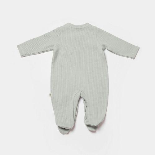 Bibaby Bibaby Biorganic Waffle Smile Bebek Tulum 60743 Mint