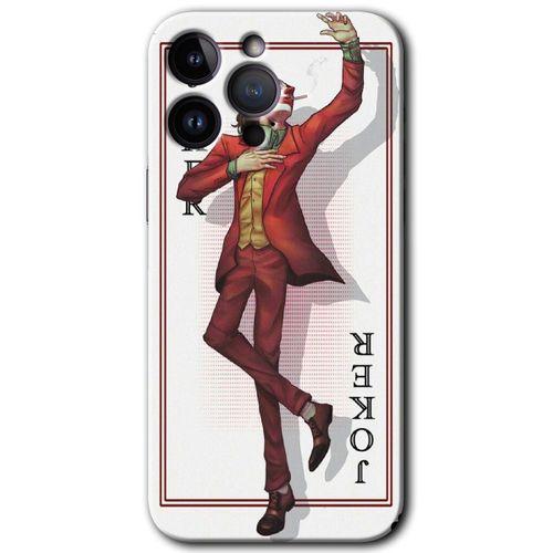 iPhone 14 Pro HD Baskılı Kılıf + 9D Tam Ekran Koruyucu - Joker İskambil