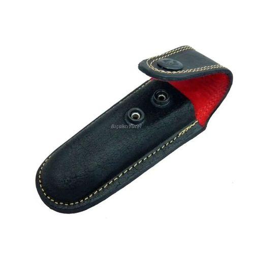 Hakiki Deri Çakı Kılıfı No:3 - 13 Cm, Kemerlikli