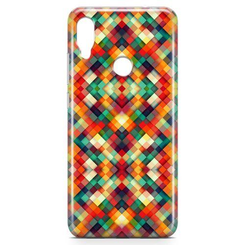 Xiaomi Redmi Note 7 Pro Kılıf Sarı Kırmızı Yeşil Boyut Arka Kapak Koruma Desenli Full Koruyucu