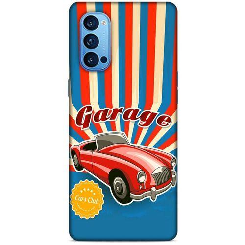 Retro (11) Desen Tam Koruma Renkli Oppo Reno 4 Pro Kılıf