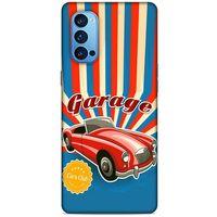 Retro (11) Desen Tam Koruma Renkli Oppo Reno 4 Pro Kılıf