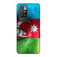 Xiaomi Redmi 10 Uyumlu Kılıf Azarbaijan (42) Rugged Armor Kılıf Göz Bayrak