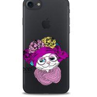 Zoologix (45) Apple Iphone 8 Şeffaf Kılıf Silikon Desenli