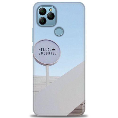 General Mobile GM 21 Kılıf HD Baskılı Kılıf - Hello GoodBye + Tam Ekran Koruyucu