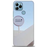 General Mobile GM 21 Kılıf HD Baskılı Kılıf - Hello GoodBye + Tam Ekran Koruyucu