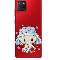Zoologix (46) Samsung Galaxy Note 10 Lite Şeffaf Kılıf Silikon Desenli