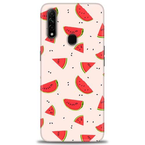 Oppo A31 Kılıf HD Baskılı Kılıf - Karpuz Dilimleri + Tam Ekran Koruyucu