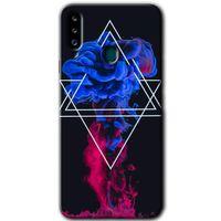 Samsung Galaxy A20s Kılıf Baskılı Kapak - Mekanik Duman 1 +Tam Ekran Koruyucu
