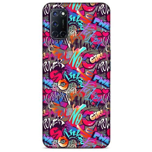 Graffitix (8) Desenli Silikon Kapak Oppo A72 Kılıf