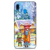 Samsung Galaxy A30 Kılıf Snowix (50) Shockproof Kılıf Karışık Renkli