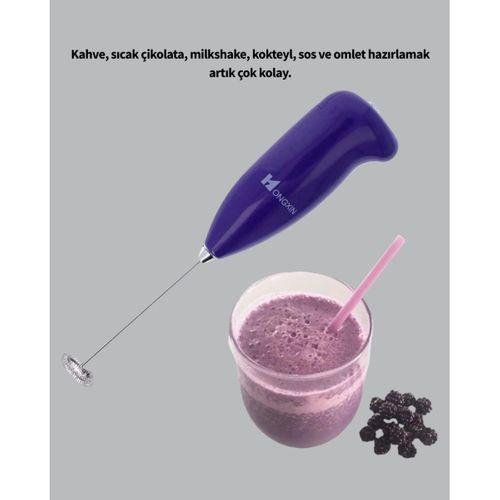 Frappe Ve Cappuccino Maker – Taşınabilir Pilli Köpürtücü Mikser