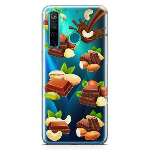 Realme 5 Pro Kılıf Çikolata Çeşitleri Arka Kapak Koruma Desenli Full Koruyucu