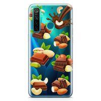 Realme 5 Pro Kılıf Çikolata Çeşitleri Arka Kapak Koruma Desenli Full Koruyucu