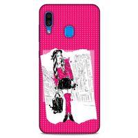 Sokak Modası 66 Samsung Galaxy A30 Kılıf Desenli Silikon