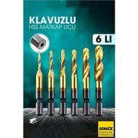 Kılavuzlu HSS Matkap Ucu 6'lı SET M3-M10 Titanyum Kaplamalı