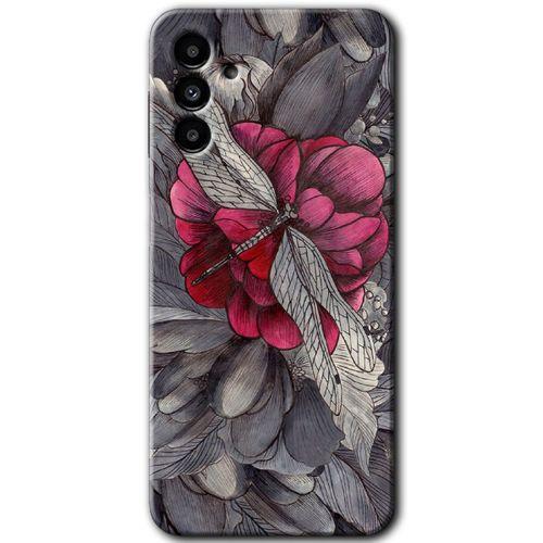 Potkal Hediye Fabrikası Samsung Galaxy A13 5G Kılıf HD Desen Baskılı Arka Kapak - kelebek Ömrü