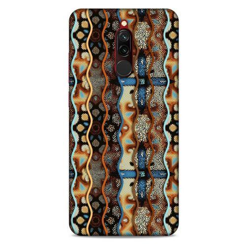 Xiaomi Redmi 8 Kılıf Baskılı Özel Seri Taşlı (33) Hybrid Kılıf