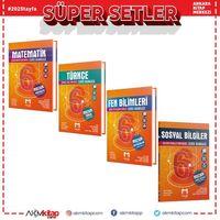 Mozaik 6.Sınıf Matematik Türkçe Fen ve Sosyal Bilimler Soru Bankası Seti 4 Kitap