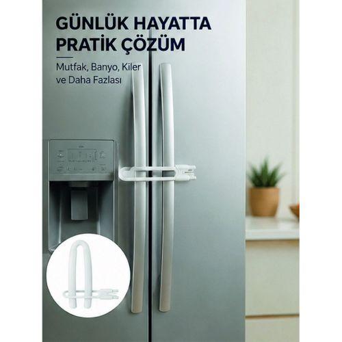 4 Adet Dolap Ve Kapak Emniyet Kilidi Evde Güvenli Kullanım İçin Yeni Nesil