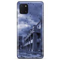 Huawei Y5P Kılıf Depresyon (39) Liquid Crystal Kılıf Şeker Pembe Bordo