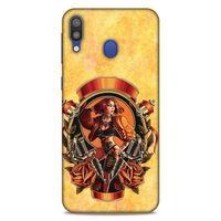 Lopard Samsung Galaxy M20 Uyumlu Kılıf Tattoo's (15) Antişok Kılıf Kadın Dövmeleri