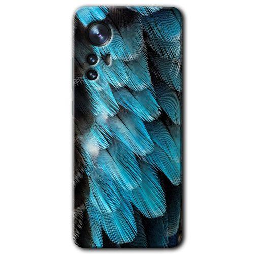 Xiaomi Mi 12 Kılıf HD Desen Baskılı Arka Kapak + Temperli Cam - 9D Tüyler