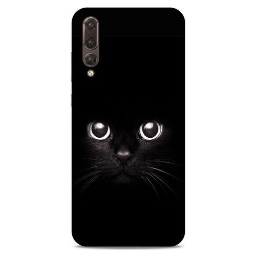 Lopard Huawei P20 Pro Uyumlu Kılıf Kediler (44) Tough Armor Kılıf Kara Kedi