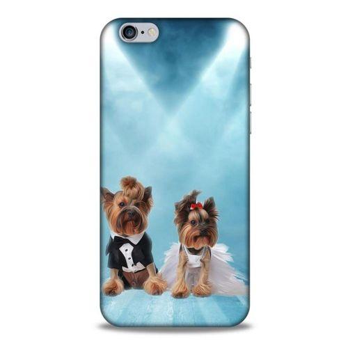 Apple Iphone 6S Kılıf Köpek Kıyafetleri (18) Telefon Kılıfları Yorkshire Gömlek Papyon