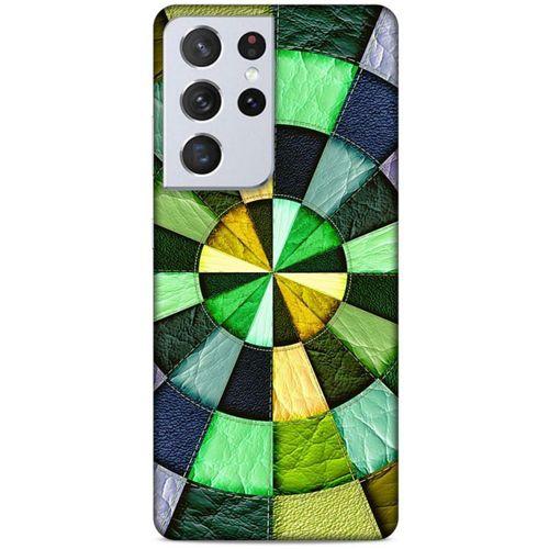 Lopard Samsung Galaxy S21 Ultra Uyumlu Kılıf Patchwork (36) Glitter Kılıf