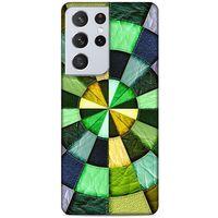 Lopard Samsung Galaxy S21 Ultra Uyumlu Kılıf Patchwork (36) Glitter Kılıf