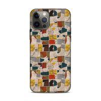 Apple iPhone 12 Pro Uyumlu Kılıf Romans (9) Kılıf Sarı Lacivert