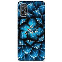 Lopard Oppo Realme 7 Pro Uyumlu Kılıf Bahar (1) Kılıfı Mavi