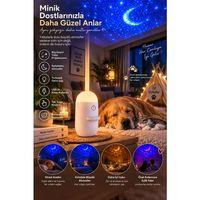 Usb Kullanımlı Yıldız Projeksiyonlu Dekoratif Gece Işığı