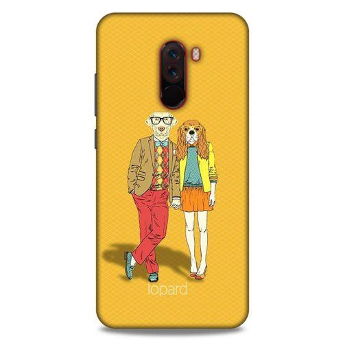 Xiaomi Pocophone F1 Kılıf FunnyMaX (13) Silikon Kap Turuncu