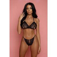 Kadın Siyah Dantelli Seksi Sütyen Takımı
