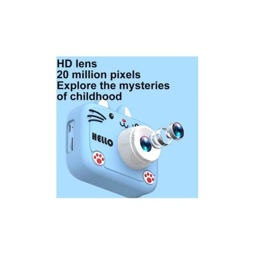 Hello Çocuk Dijital Fotoğraf Makinası 20 Mp Video Kaydedici 2.0 İnç Çift Kameralı