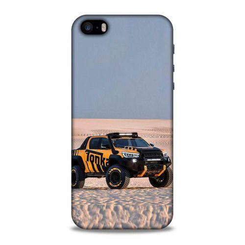 Lopard Apple iPhone SE Uyumlu Kılıf PickUpX (44) Tough Armor Kılıf Turuncu Siyah