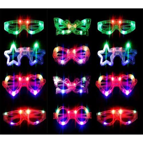 Led Işıklı Yanar Söner Parti Gözlüğü Seti 12 Adet