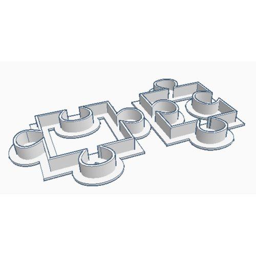 Bulmaca Modeli Kurabiye Kesici (Bu ürün Sadece Plastik parçadır - Almadan Önce Soru Sorabilirsiniz)